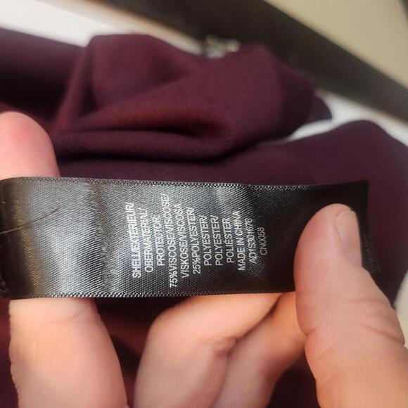 Adrianna Papell Women's Rich Purple Mock neck Sweater - Size Small - Picture 4 of 9